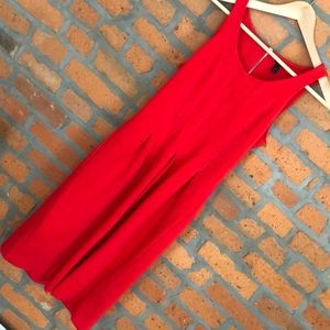 *RED* J. Crew Dress in Candy Apple Red TALL 4
